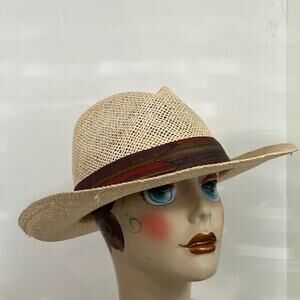 PANAMA FEDORA STRAW HAT‎